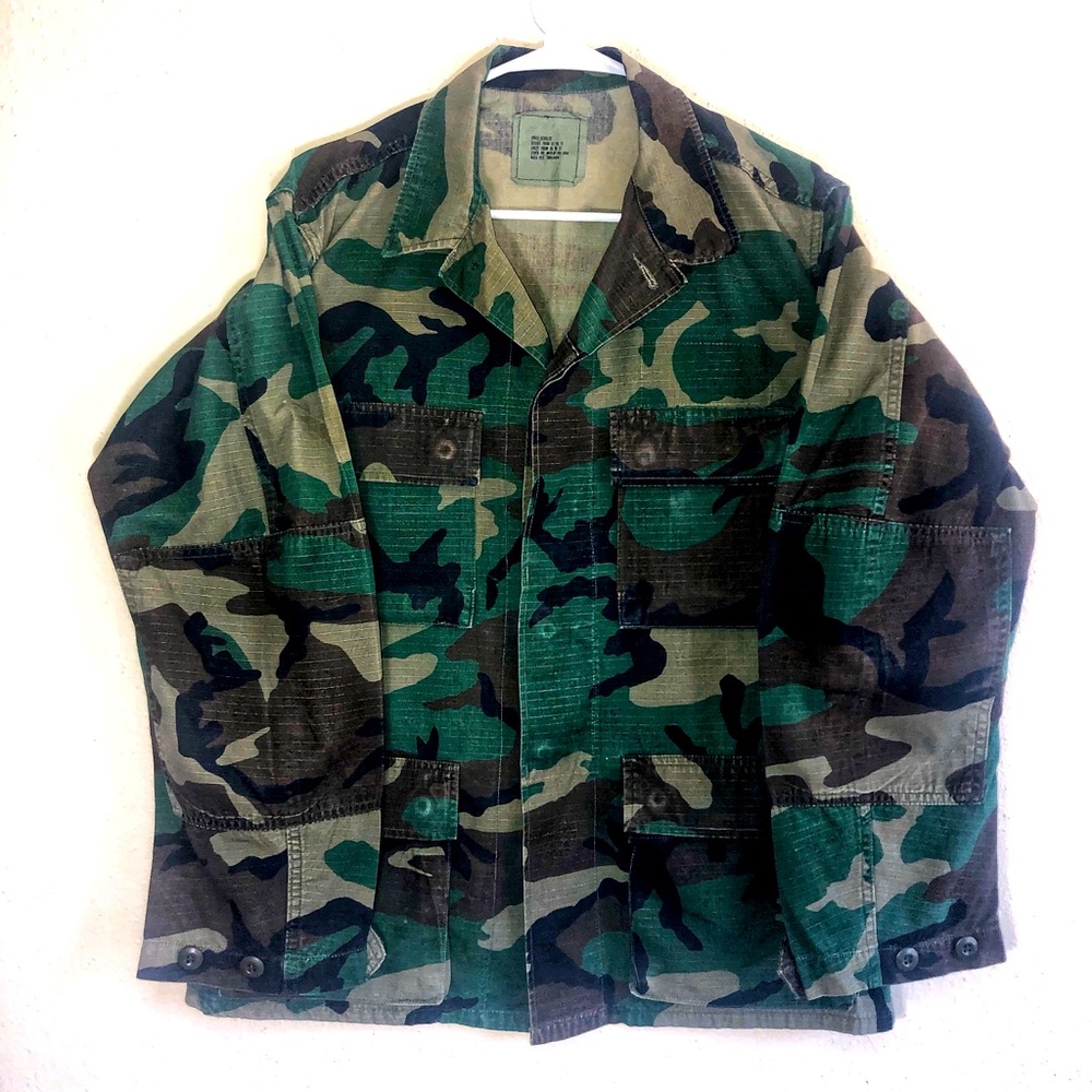 Vintage Air Force camouflage jacket